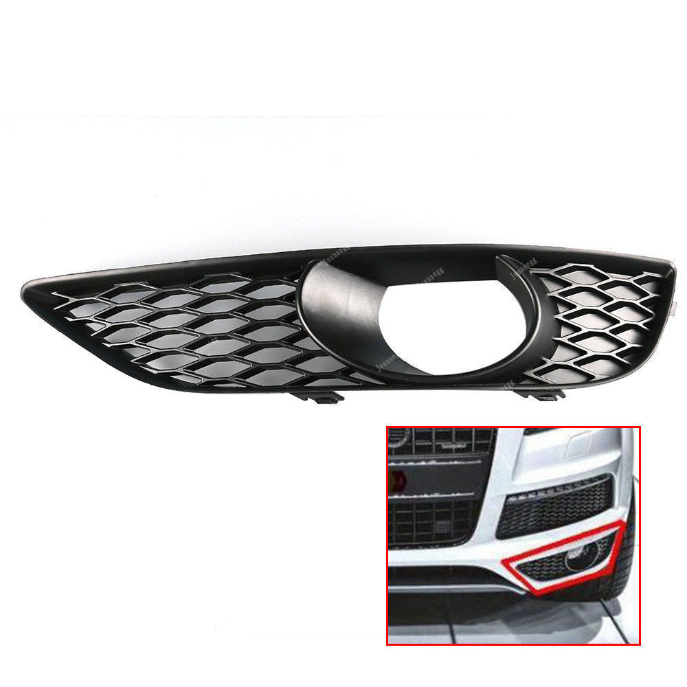 Left Side Front Bumper Fog Light Grille 4L0807675C Fit for Audi Q7 S Line 2009