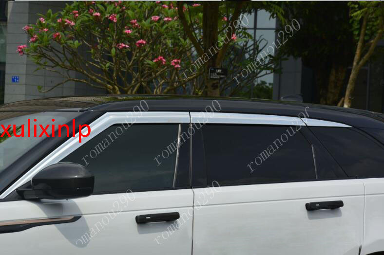 for Range Rover Velar 2018-2023 Chrome Window Visor Vent Shades Sun Rain Guard