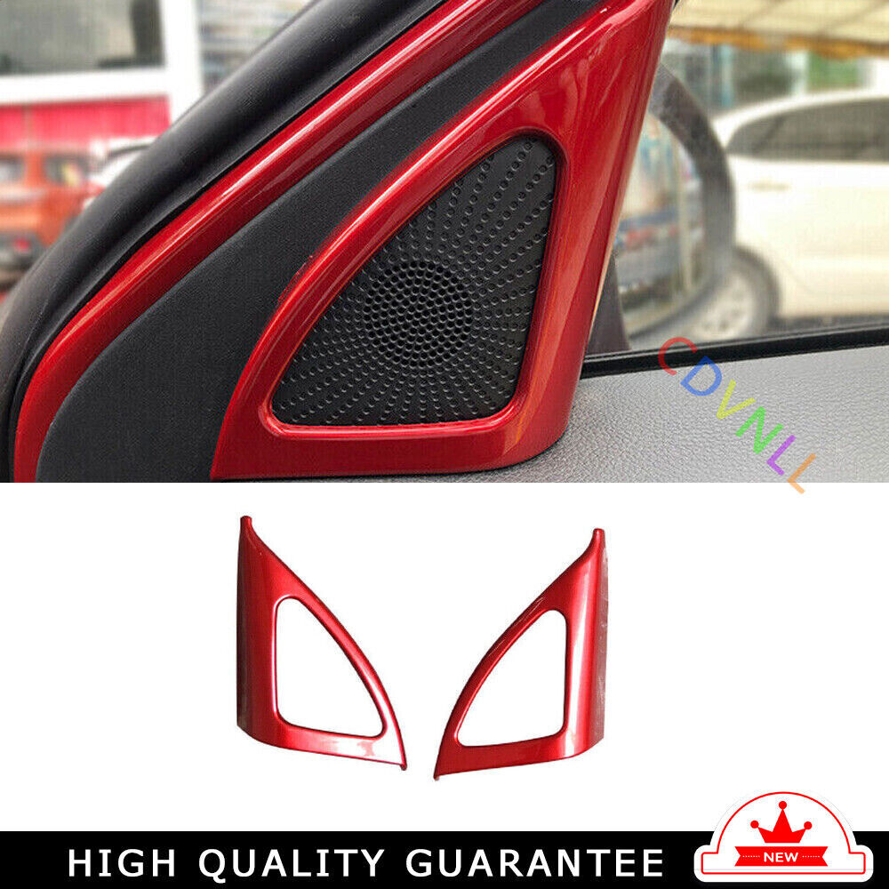 Car Inner A Post Speaker Frame Cover Trim for Kia K3 Forte 2019-2022 Bright Red