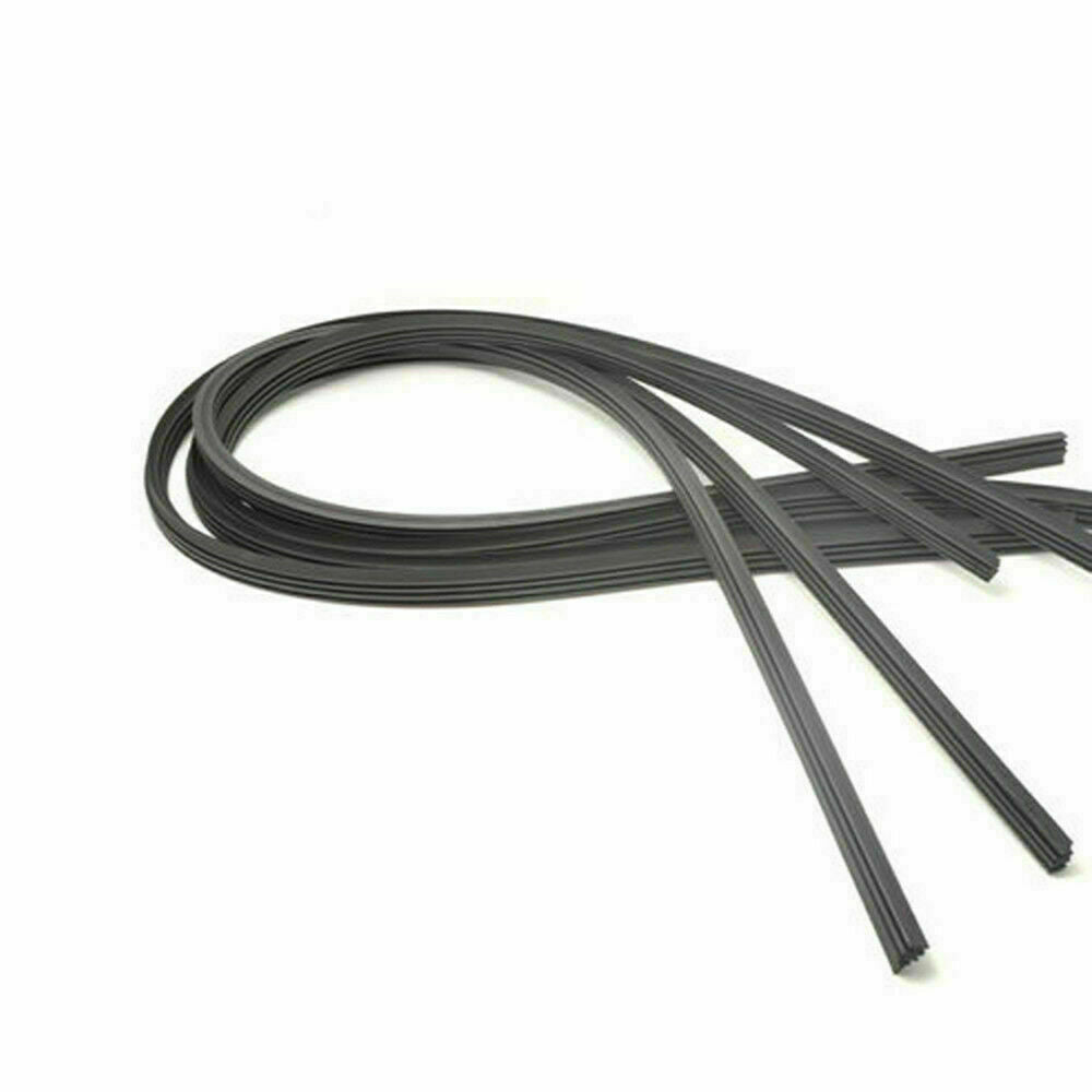 4 packs Universal 28 Car Bus Silicone Frameless Windshield Wiper Blade Refills