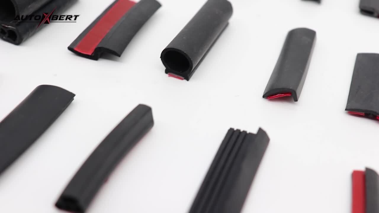 5M D-Shape Auto Car Door Trunk Seal Strip Rubber Weather Strip Edge Accessories