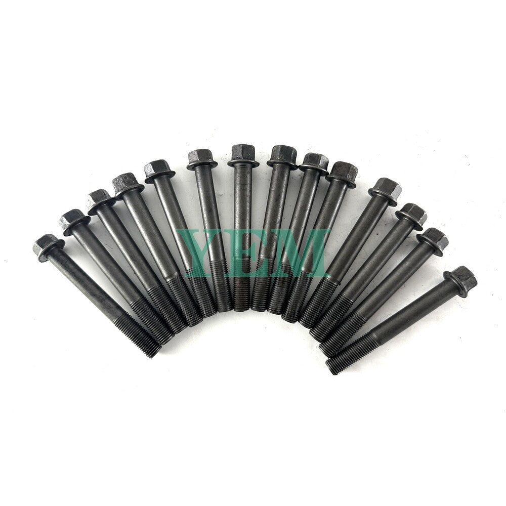 1 Set Engine Head Bolt 14pcs For Yanmar 3TNE72 Engine 3TNE72 Cylinder Head Bolt