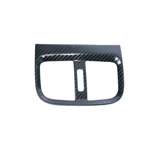 for Kia K3 Forte 2019-2021 Steel Carbon Fiber Rear Air Outlet Vent Frame Trim 1X
