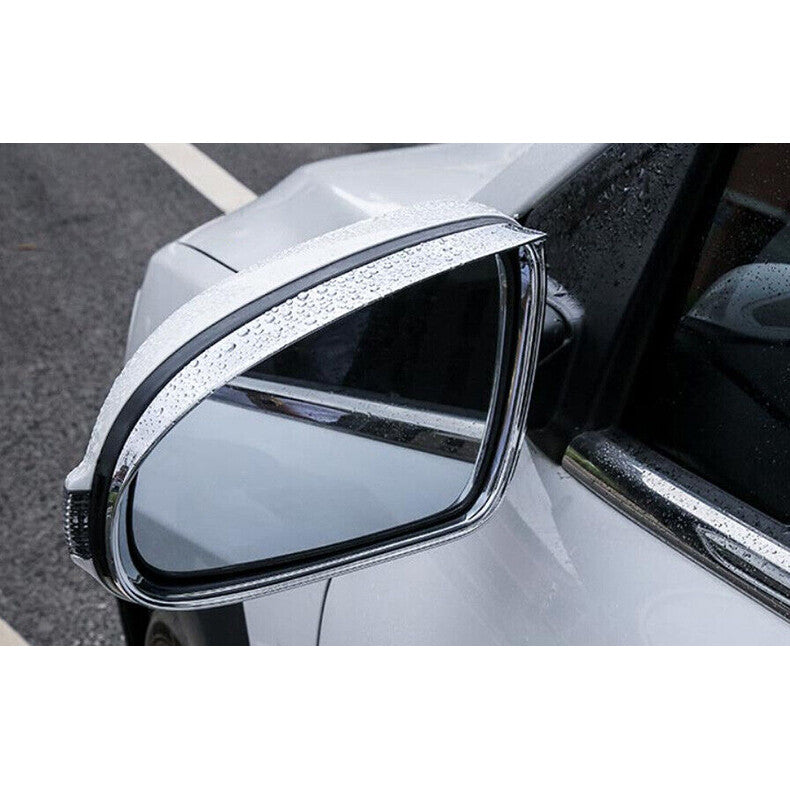for Hyundai Kona 2018-2022 Chrome Rearview Mirror Rain Guard Eyebrow cover Trim