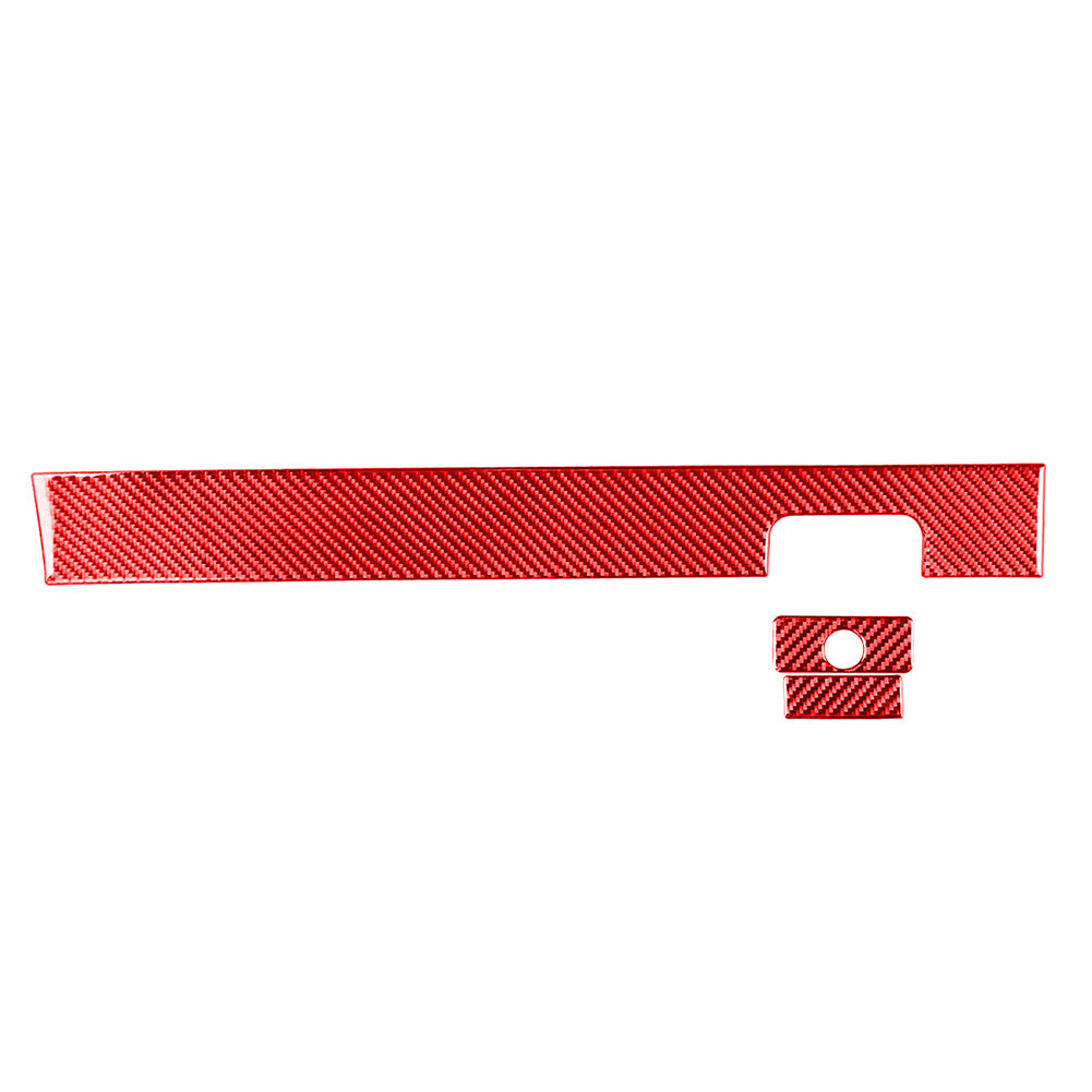 for Co -Pilot Storage Glove Box Panel Cover Trim for Toyota Tundra 2014-2021 RHD Red