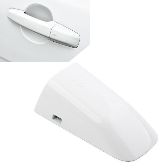 Front Driver Side Exterior Door Handle Cap for Range Rover for Jaguar XE White