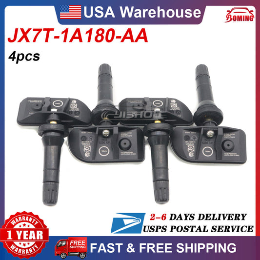 4 New TPMS Tire Pressure Sensor JX7T-1A180-AA for Ford Escape Explorer 2020-2021