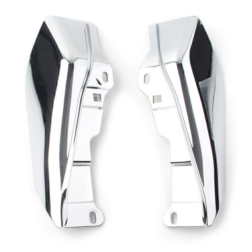 Heat Shield Mid-Frame Air Deflector Trim Chrom Fit for Harley Street Glide 09-16 BT2