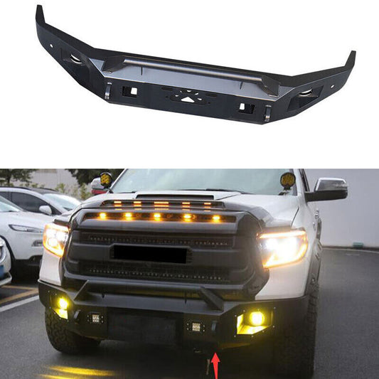 Fit for Toyota Tundra 2014-2018 Matte Black Front Skid Plate Bumper Board Guard
