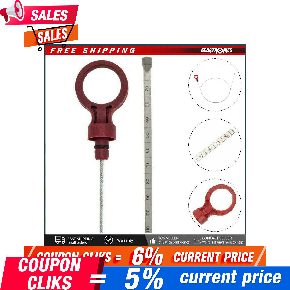 TRANSMISSION Automatic Oil DIPSTICK Auto Trans ATF Fluid Level Dip Fits For Jee!