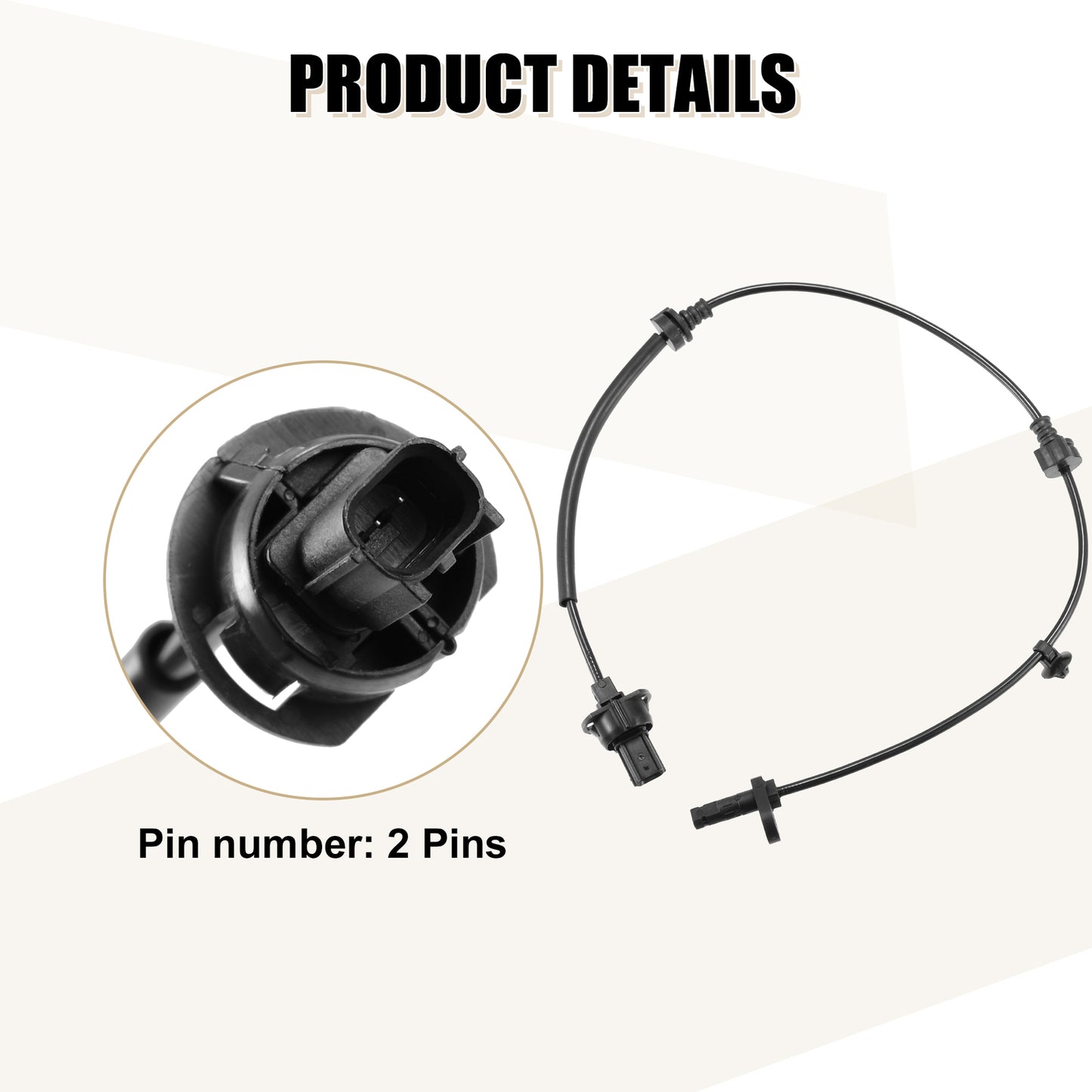 Wheel speed sensor 57450-T7A-003 for front right ABS of HRV XRV Vezel 1.8L and 1.5L vehicles.
