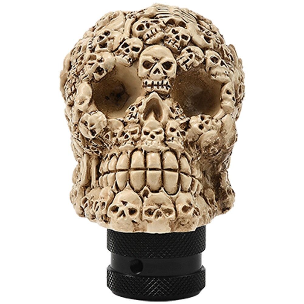Universal Skull Gear Shifter Skeleton Car Modified Manual Gear Shift Knob Beige