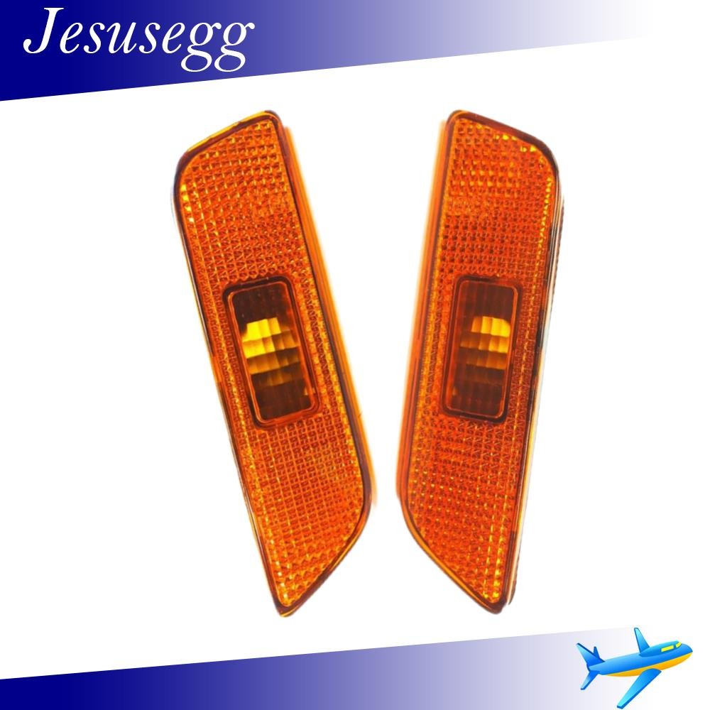 Fits For S80 1999-2006 Front Left Right Bumper Reflector Side Maker Light Lamp