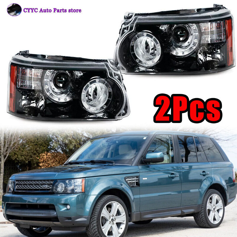 2Pcs for Land Rover for Range Rover Sport L320 2010-2013 Front Headlight Assembly