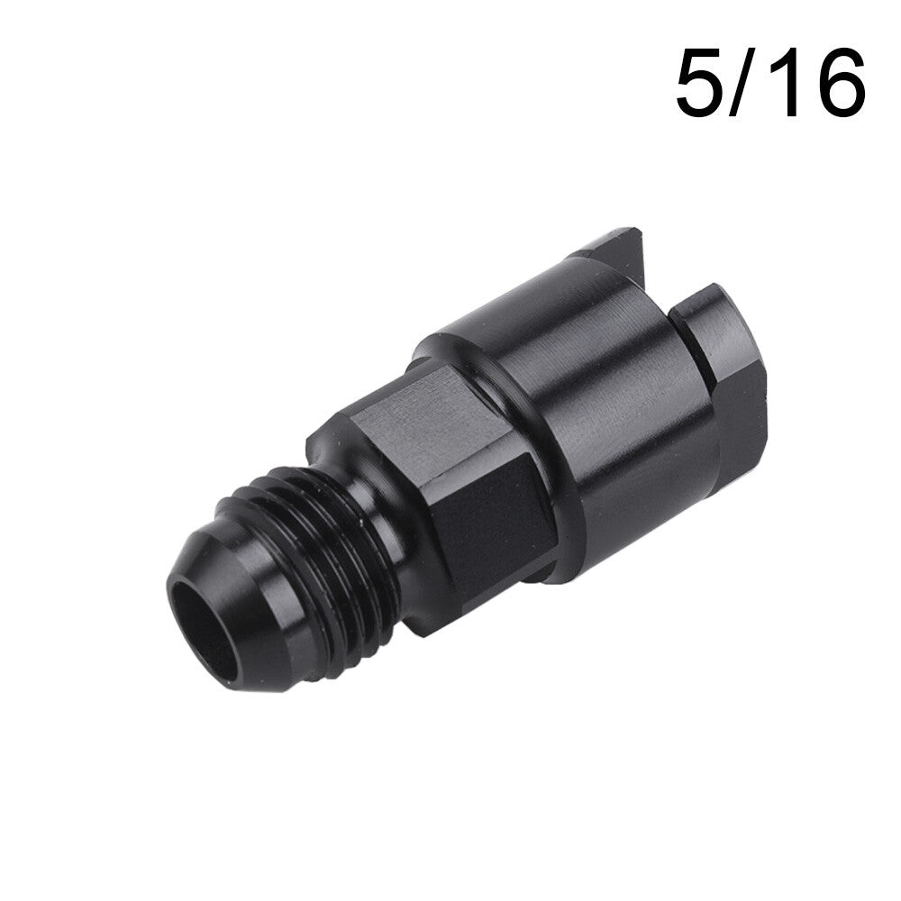 Fuel Line EFI Adapter Fitting -6 AN Male to 5/16 Quick Disconnect Screw On
