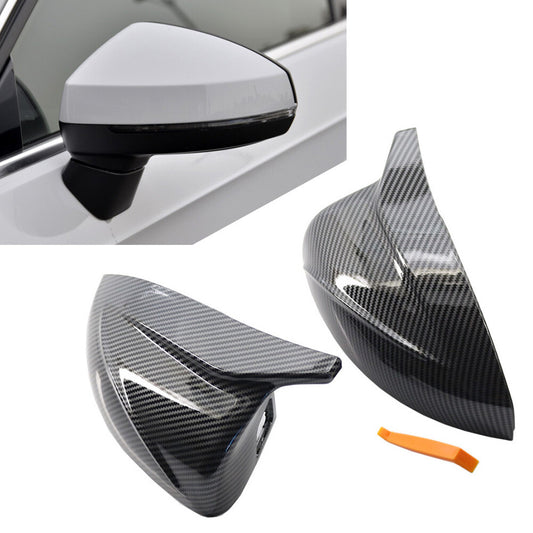 for Audi A3 S3 with Assist Light 2014 2015 2016-2020 2x Side Mirror Cap Cover