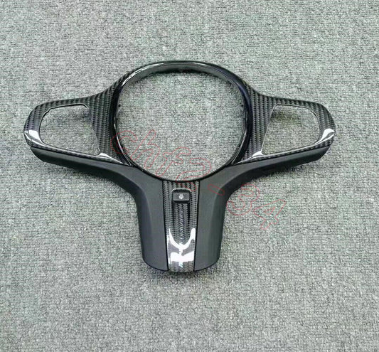 Dry carbon fiber Steering wheel cover trim for BMW X3 X3M G01 X4 X4M G02