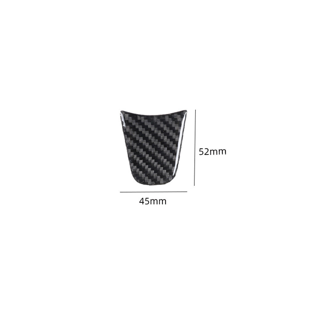 Carbon fiber interior steering wheel cover trim suitable for Chrysler 300 2015-22