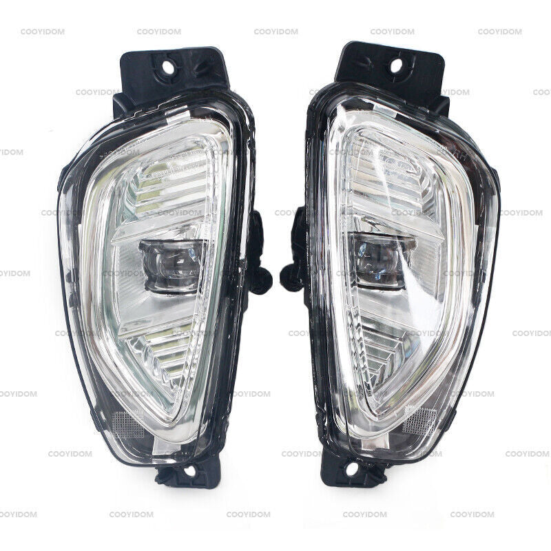 1 Set LED Fog Light Lamps W/Cover Bezel Switch Wire For 2020-2022 for Ford Escape