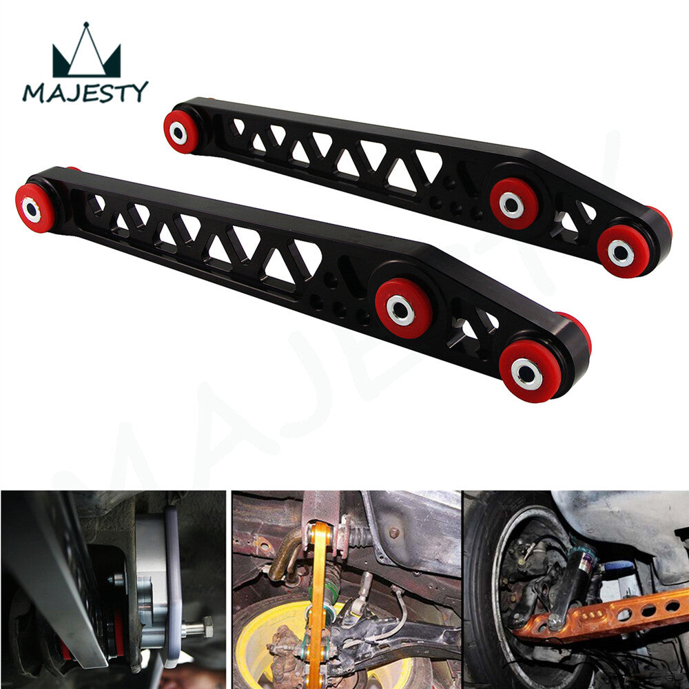 Rear Lower Suspension Control Camber Arms for 96-00 for Honda for Civic EK EJ Black