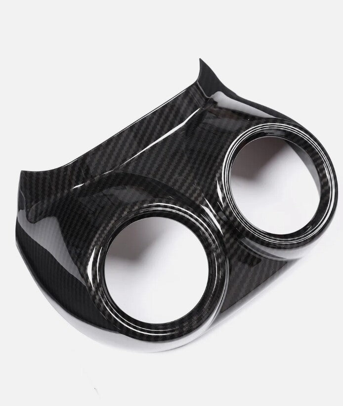 Genuine carbon fiber front window A-pillar decals for Toyota Supra 19-21