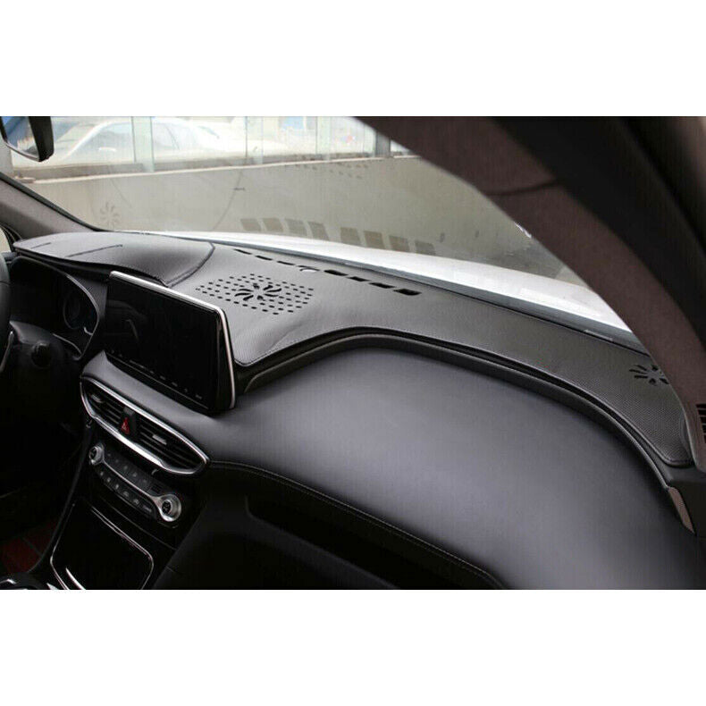 for Hyundai Santa Fe 2019-2022 Leather Dashboard Dash Trim Dashmat Pad Carpet1