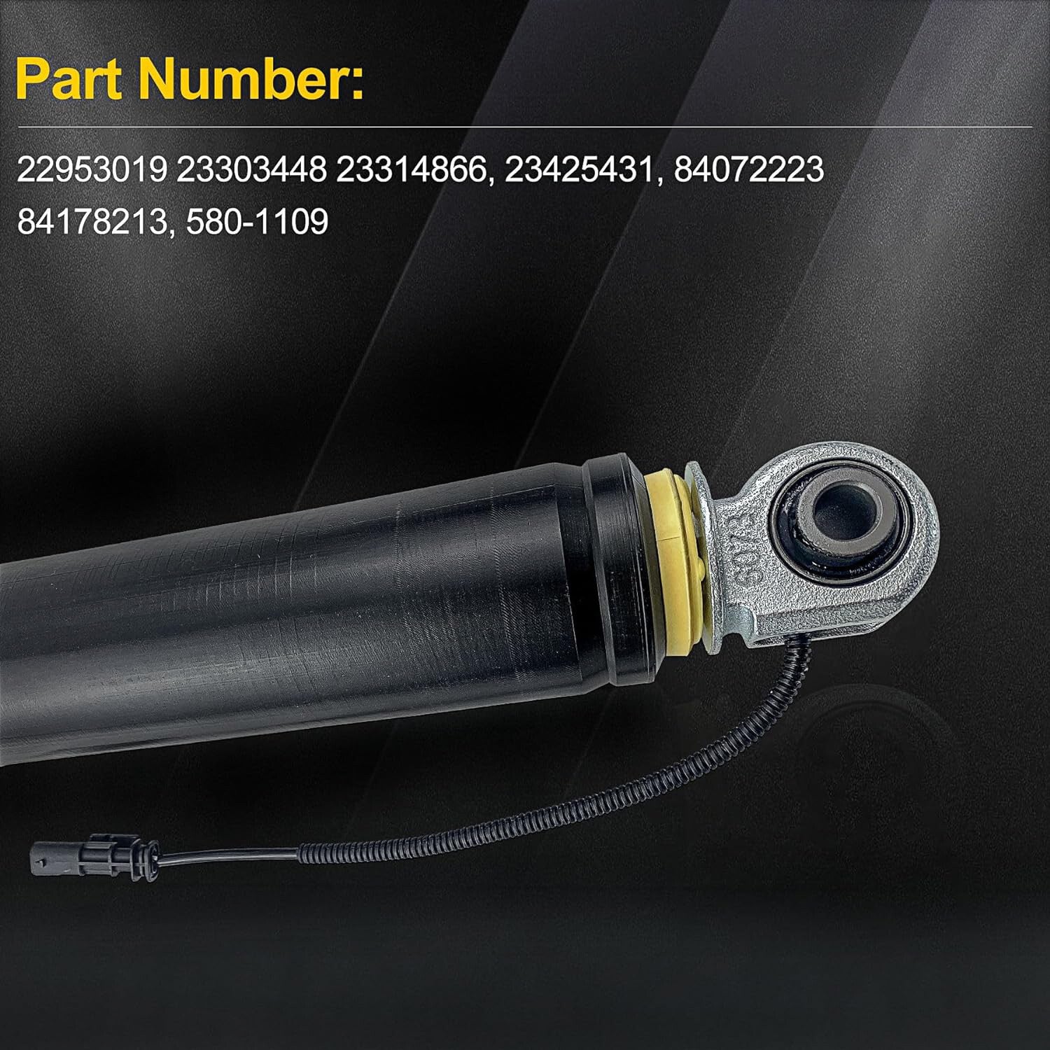 Rear front shock absorber assembly with magnetic technology suitable for 13-20 for Lincoln MKZ and for Ford Fusion.