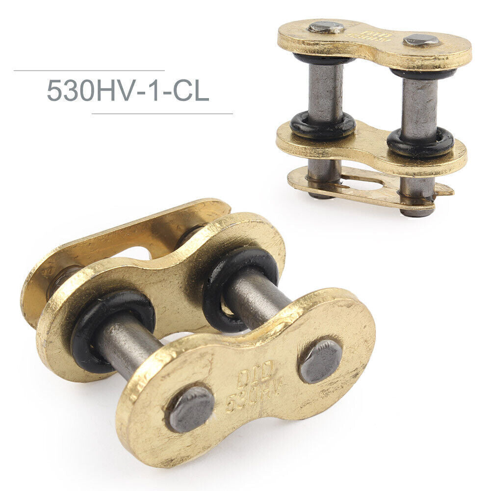 for Honda 1x Motorcycle 530HV Master Chain Connector Link O-rings Gold