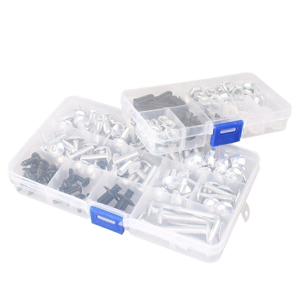 Motorcycle Fairing Bolt Screw Nuts Washers Fastener Fixation Kit Fit Sport Bike