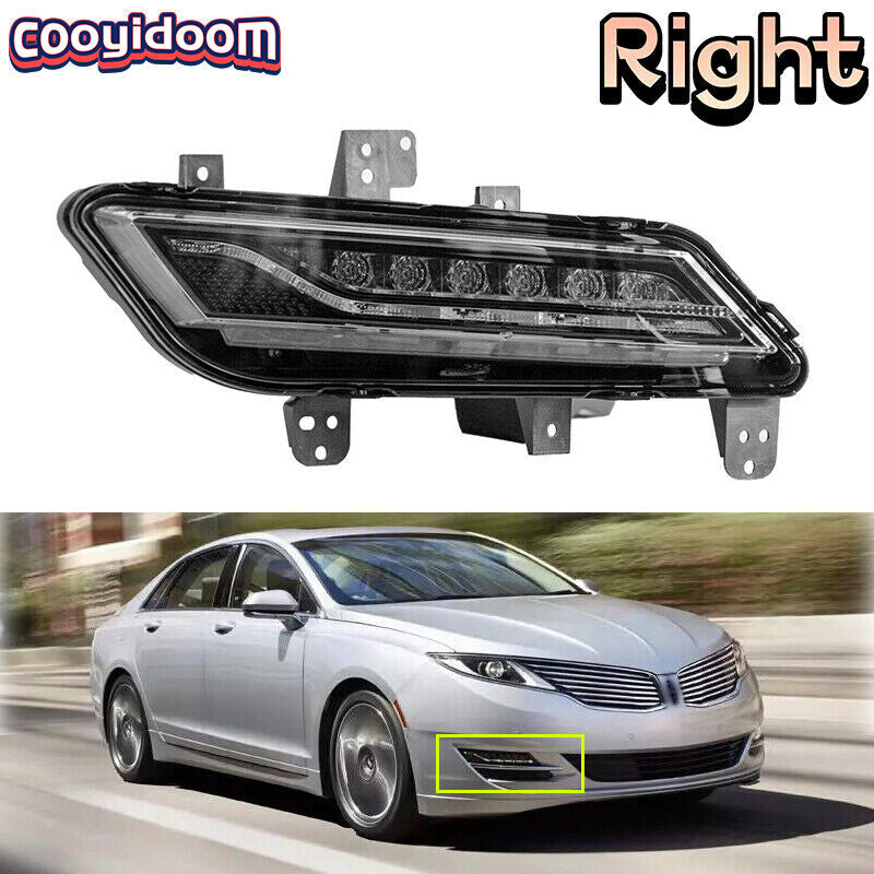 Front right fog light daytime running light applicable to for Lincoln MKZ 2013 - 2016