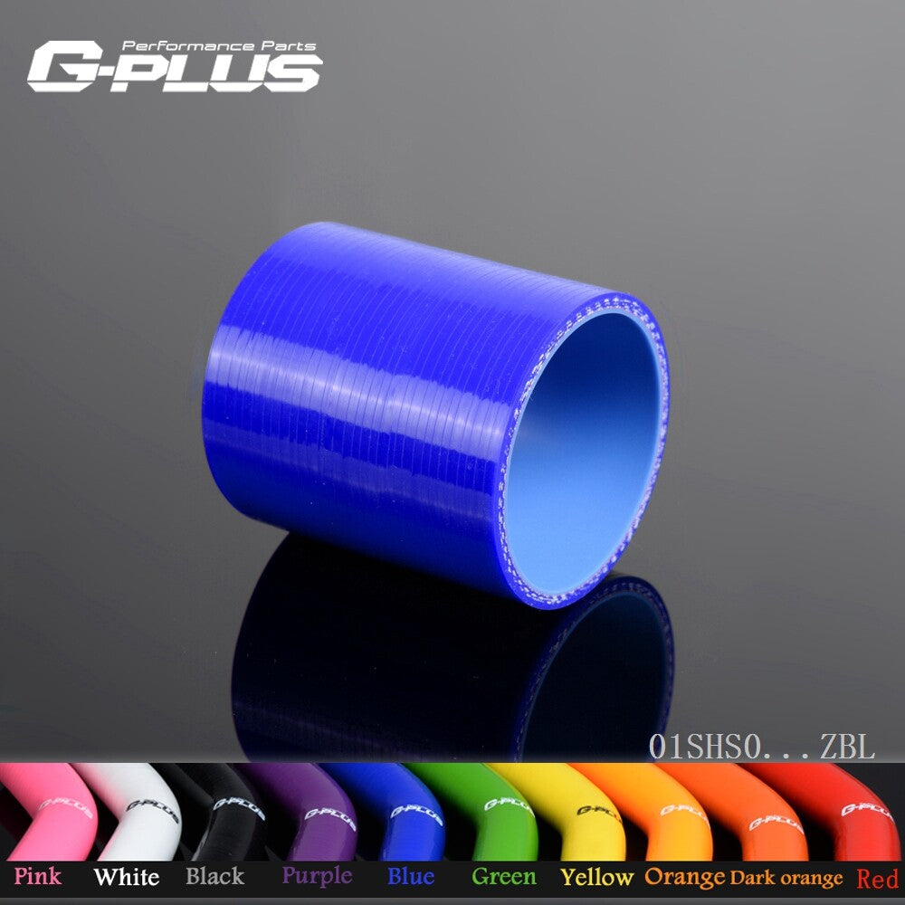 new 60mm long silicone straight hose coupler turbine intercooler hose, blue