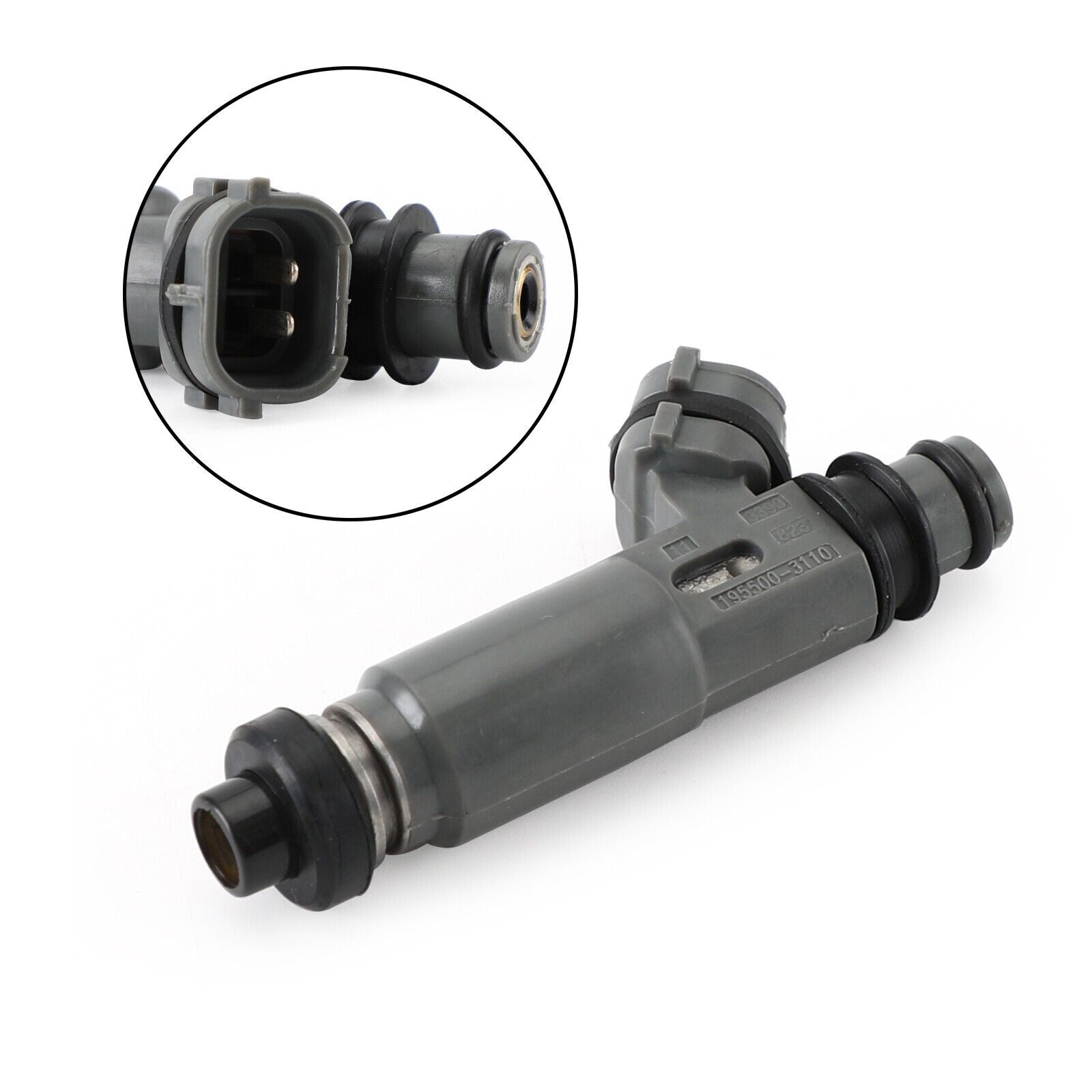 4-pack of fuel injectors for 1997-2003 for Mazda Protege 1.5L and 1.6L models, new, model 195500-3110.