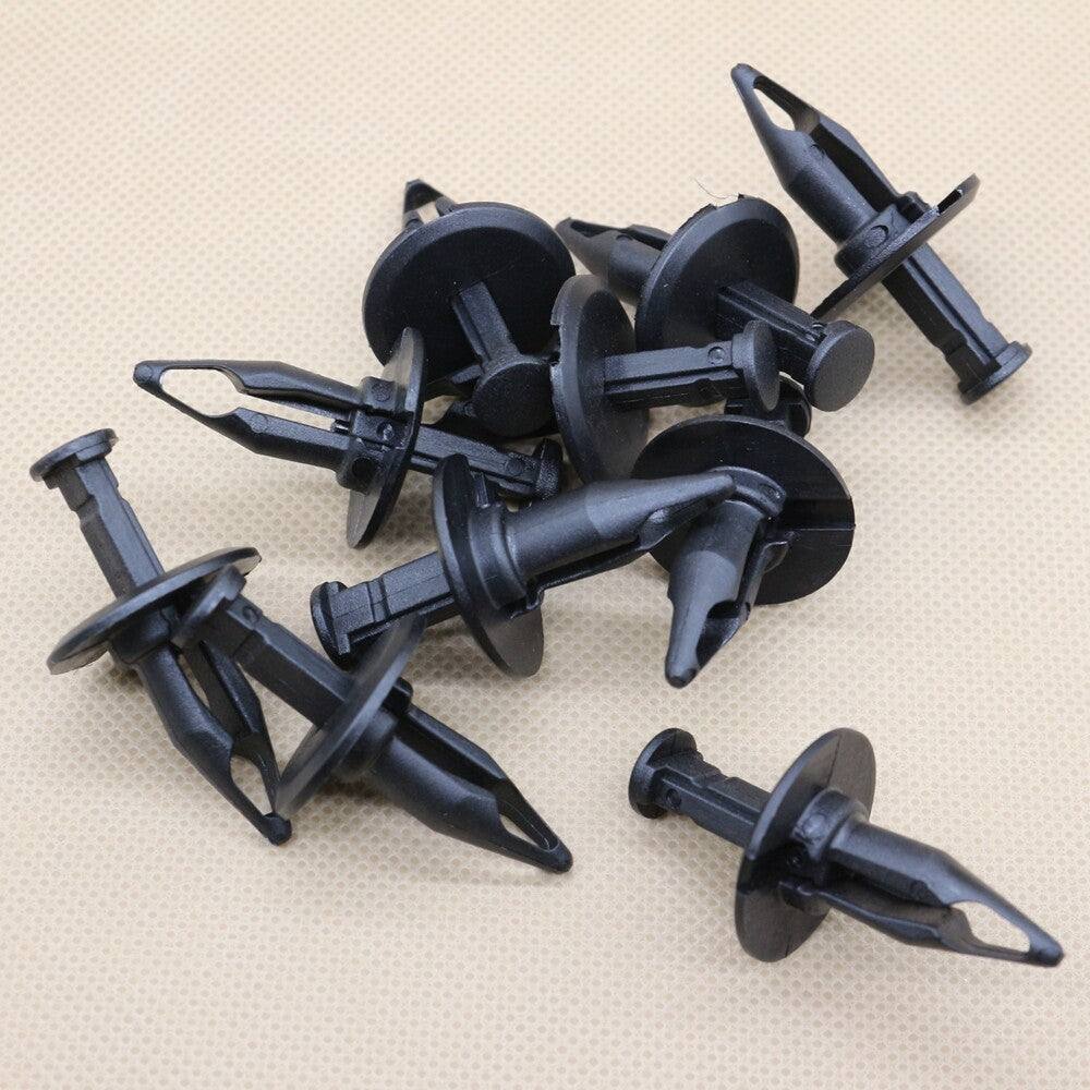 10 extension rivets for Mercedes-Benz 0019902292 rear bumper push-type retainer.