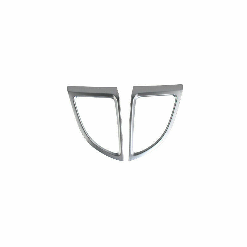 Middle Air Outlet Vent Cover Trim 2PCS for Honda CRV CR-V 2012-2016 Matte Silver