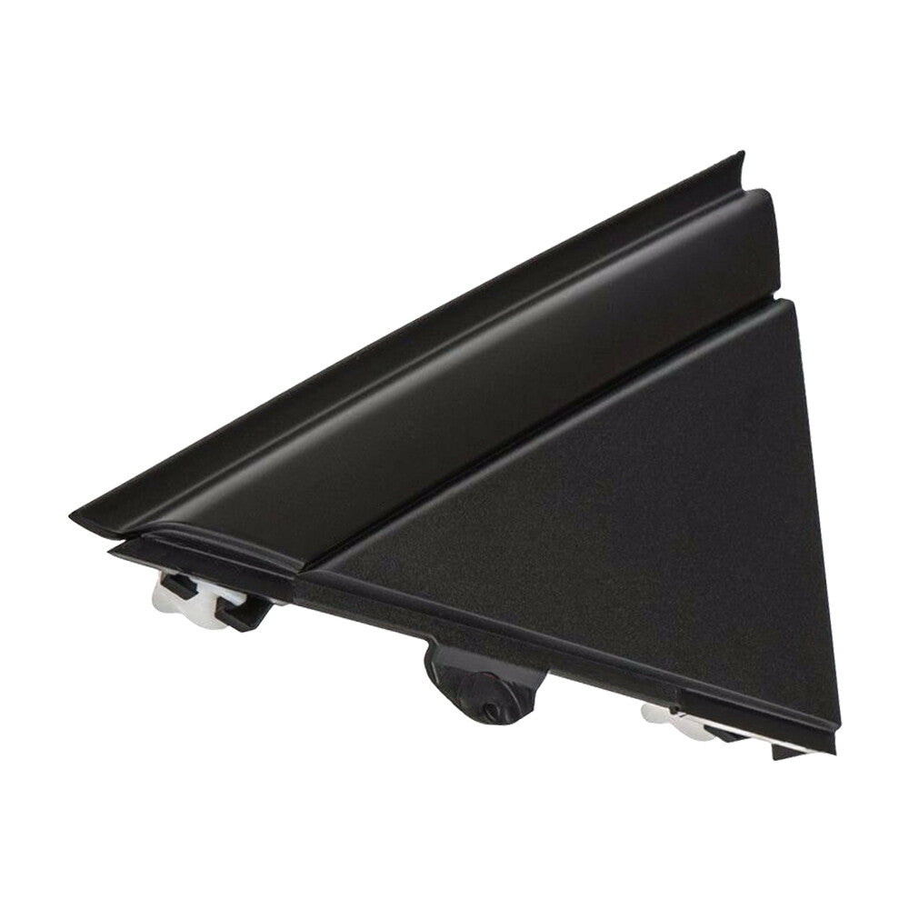 Left-Driver Front Rearview Mirror Triangle Molding Fits 2012-2019 for FIAT 500 Black