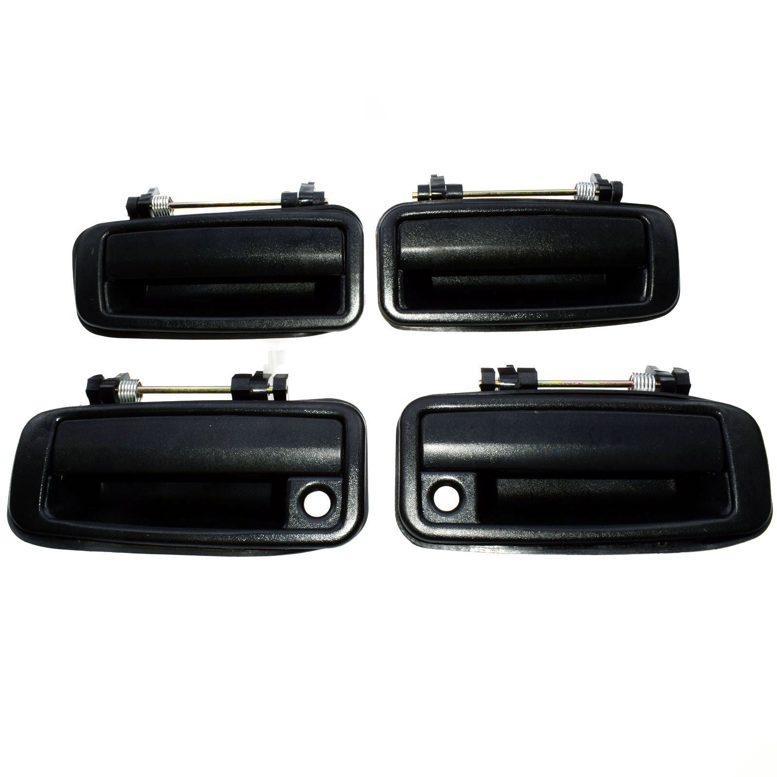 for Toyota for Corolla 1988-1992 Set of 4Pcs Black Outside Exterior Door Handle New