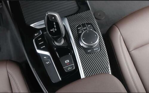 ABS Carbon Fiber Panel Trim for BMW X3 G01 2018-2021 Console Multimedia Frame 1P