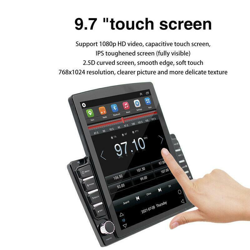 Car Double 2 Din HD Stereo Radio w/ Bluetooth Player Wifi For Kit 9.7 GPS Navi