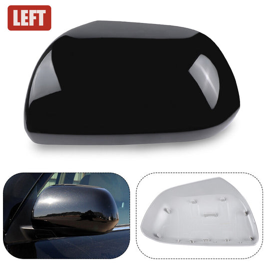 Left Driver Side Rearview Mirror Cover Cap Black For 2008-2013 for Toyota Highlander
