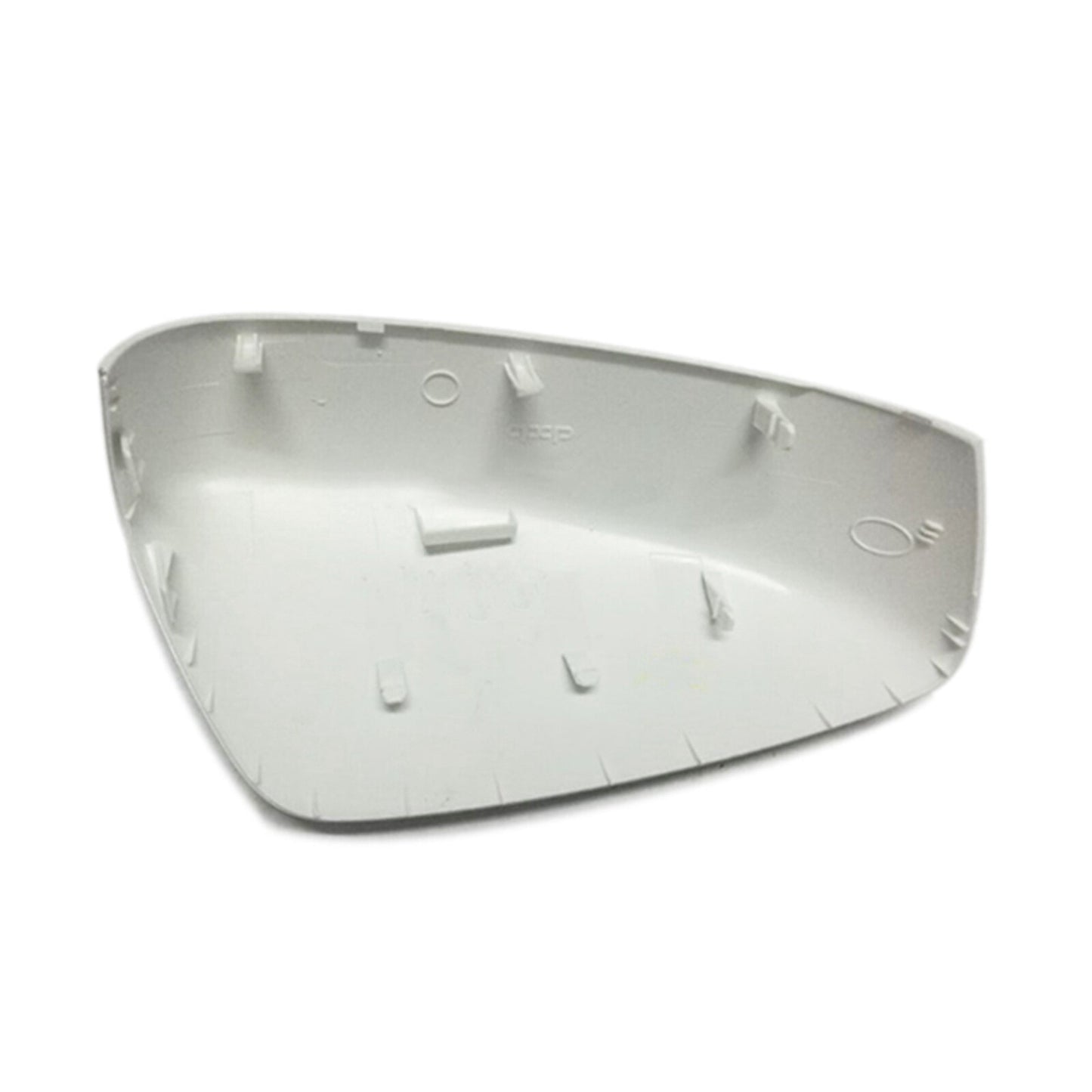 White primer driver's side mirror caps for 2014, 2015, and 2016 for Mazda 3 AT