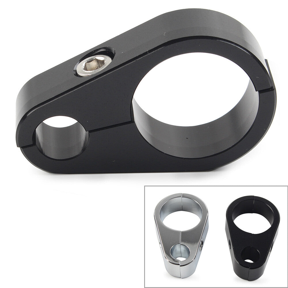 for Harley 1 Handlebar Motorcycle Aluminum Brake Clutch Cable Wire Clamp Clip