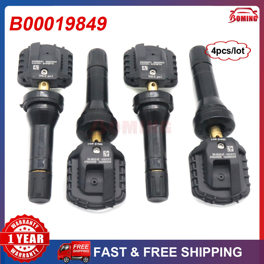 4Pcs B00019849 New Tyre Pressure TPMS Sensor For Beijing BJ40 BJ60 BJ80 433MHz