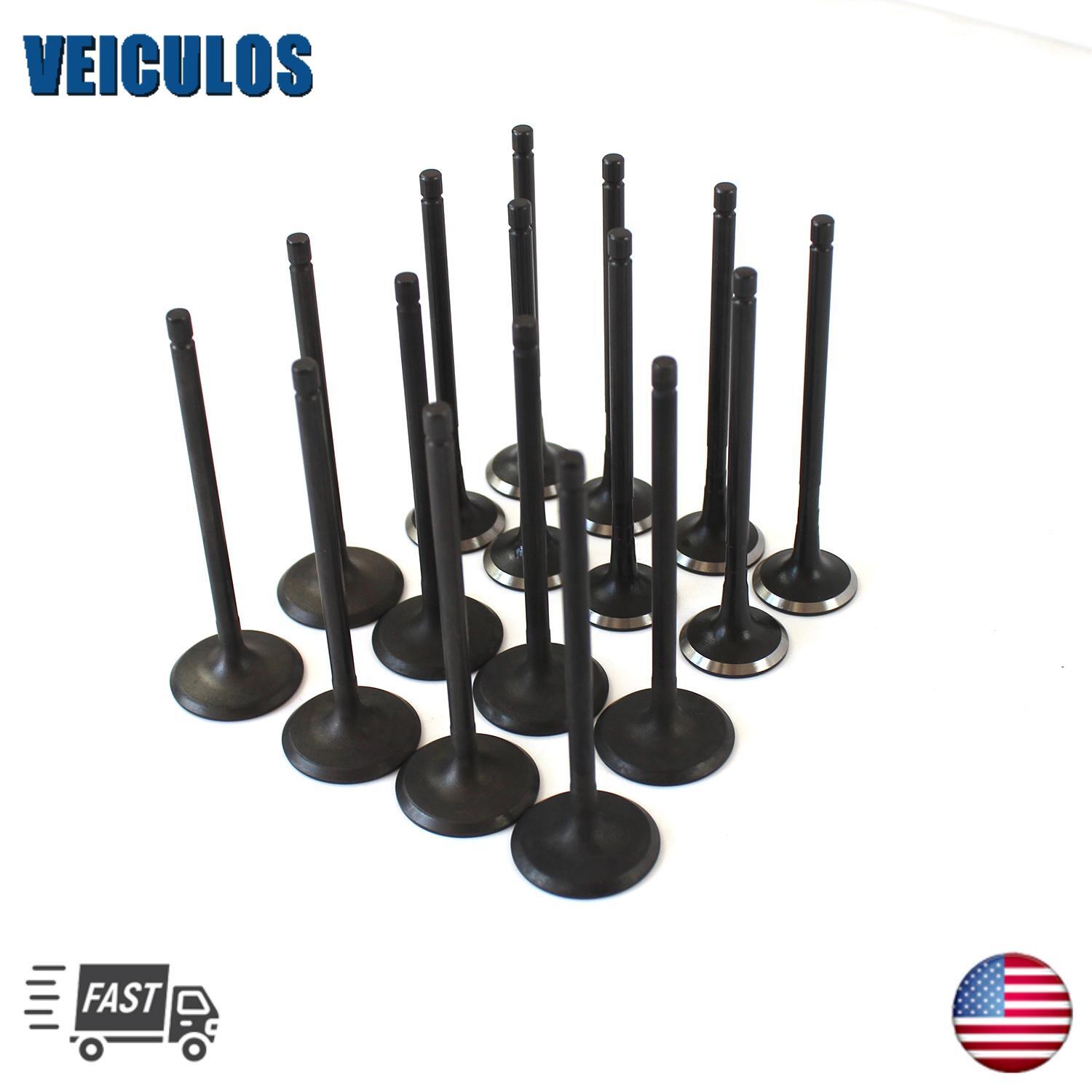 16PCS Engine Intake Valve  Exhaust Valve For 2012-2021 for Hyundai for Kia 1.8L / 2.0L