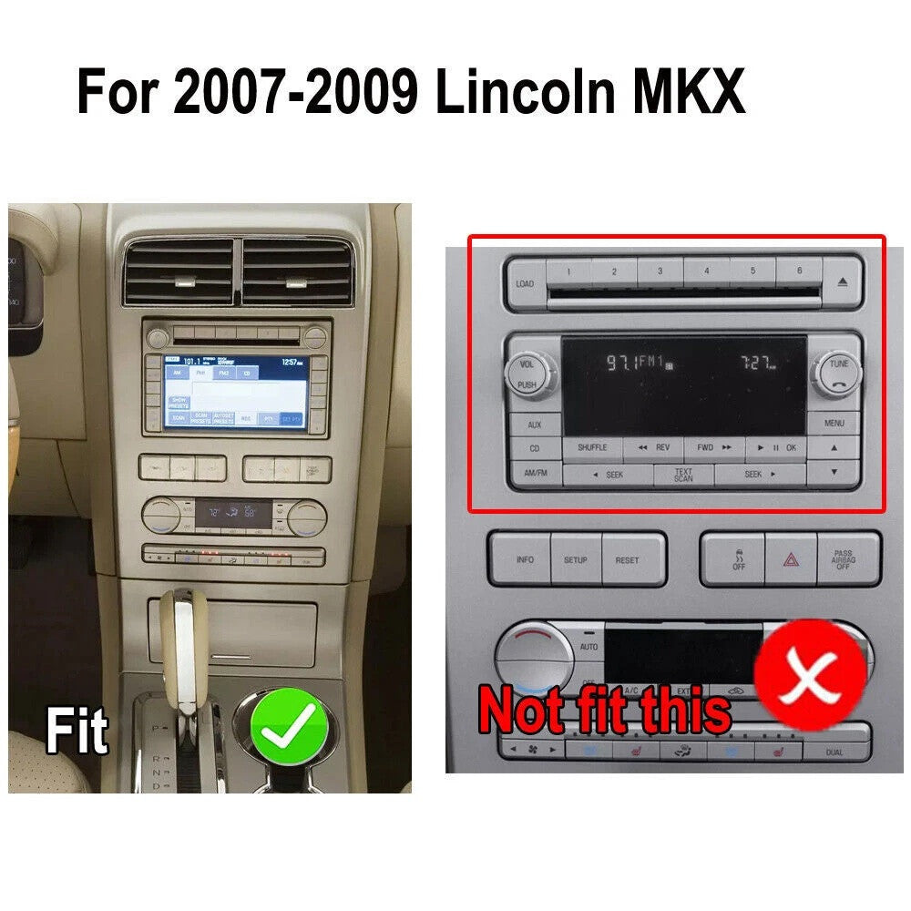 Android Auto Carplay for Lincoln MKX 2007-2009 Car Stereo Radio GPS Navi Screen