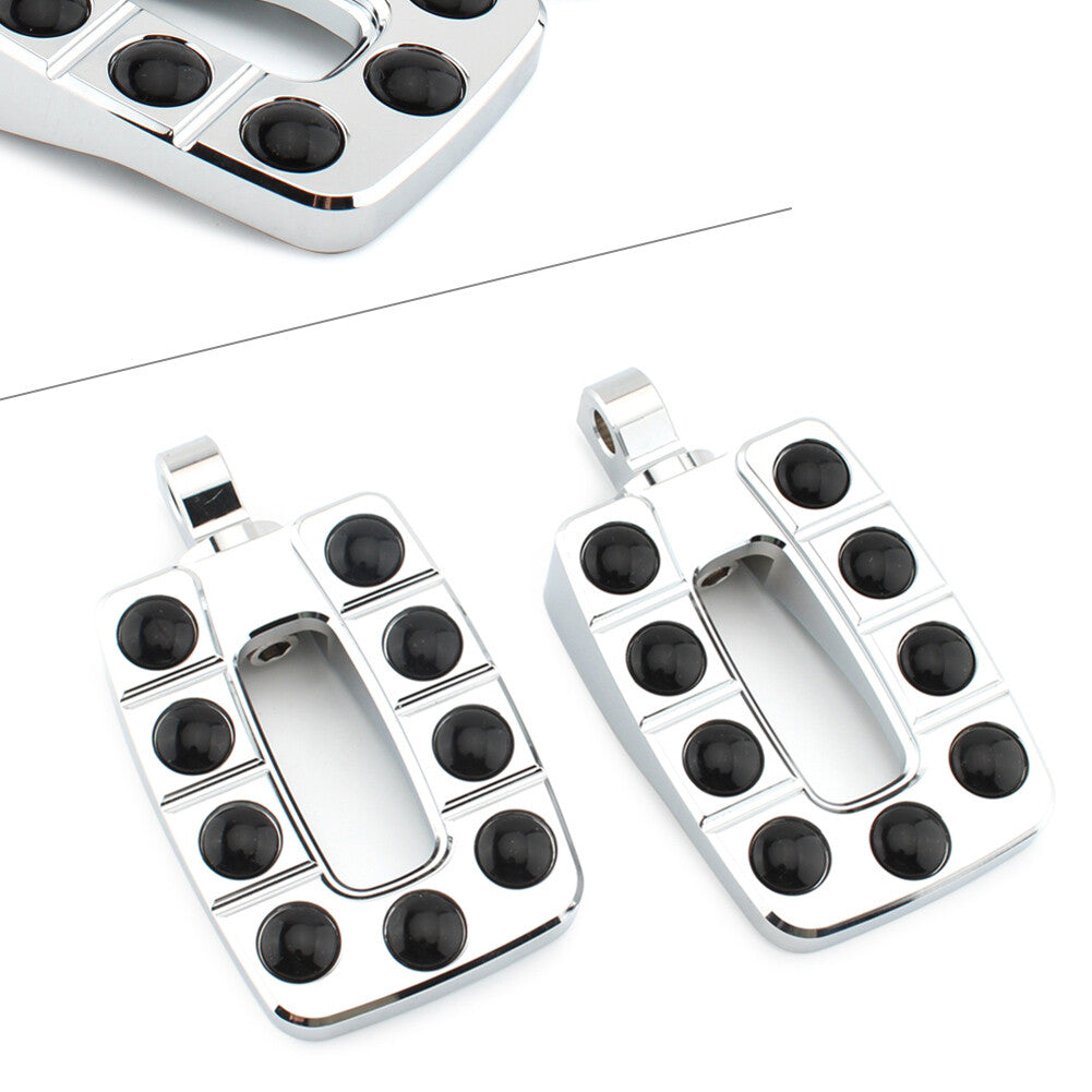 2x Foot Peg Footrest Pedal Non-slip for Harley Dyna Srtster XL883 XL1200 Motor