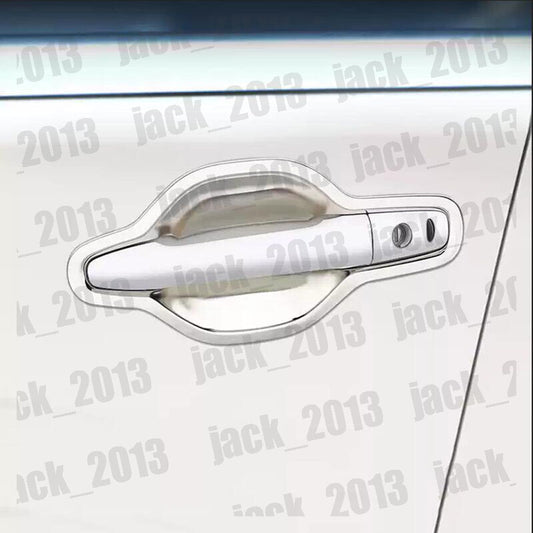 Stainless for Smart Key Door Handle Covers Trims for Mitsubishi Outlander Sport
