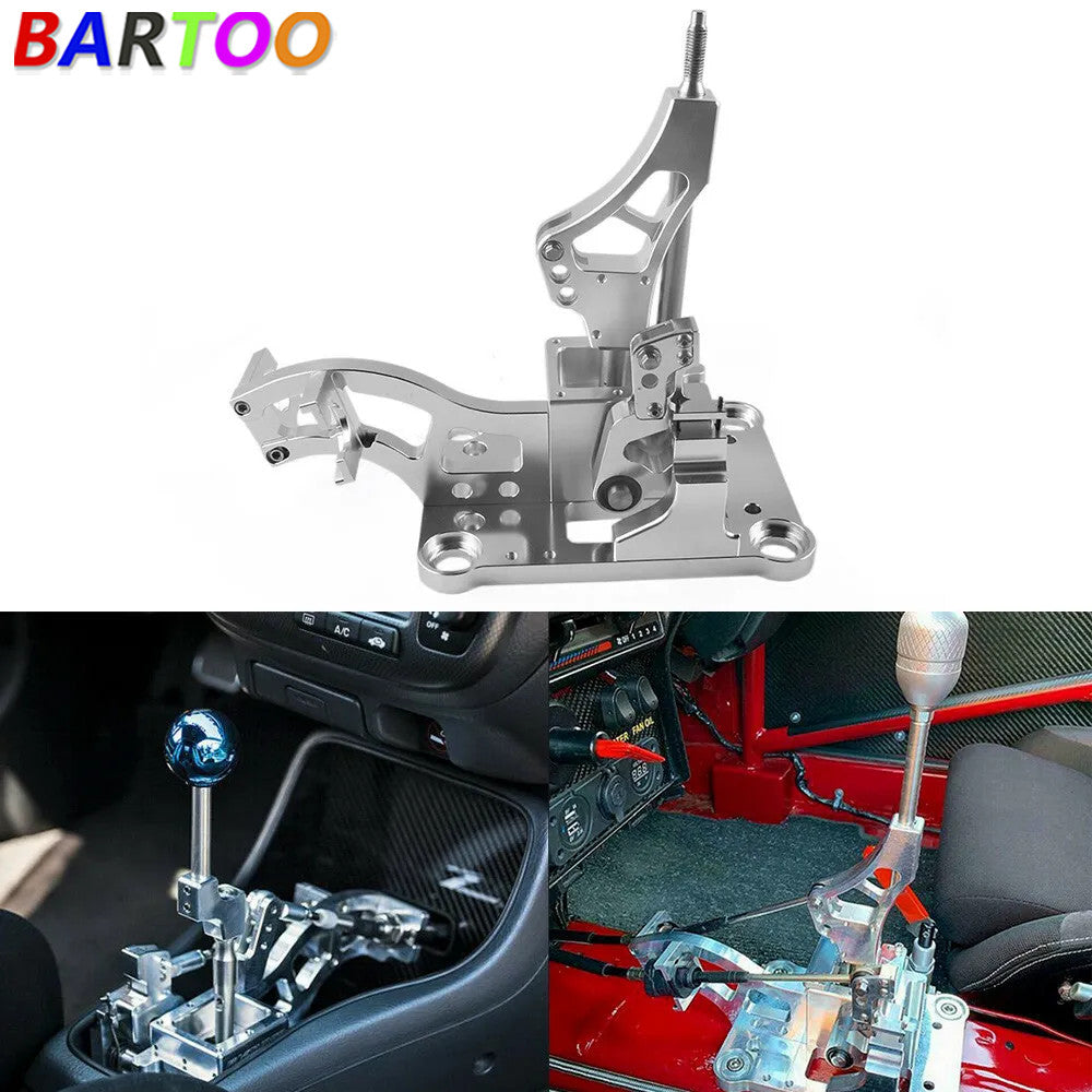 Billet Silver Aluminium Shifter Box Swap For RSX/EG/EK/DC2/EF/K20/K24 K-Series