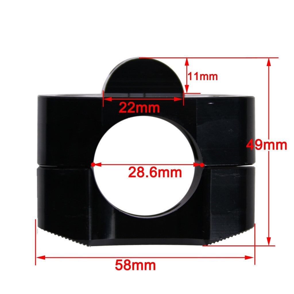 Suitable for all-terrain vehicles 7/8 inch to 1 1/8 inch Dirt Pit bicycle pole mounting adapter handlebar pole clamp riser