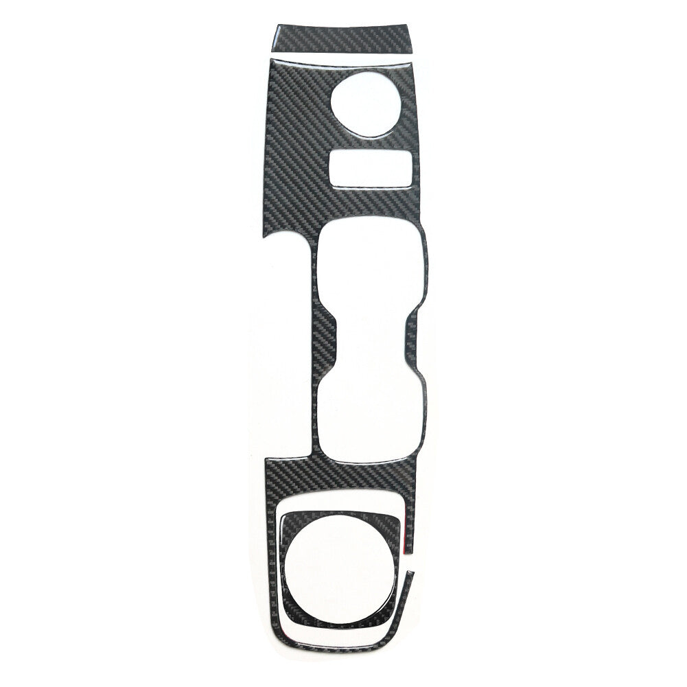 3Pcs Carbon Fiber Watercup Holder Panel Trim Cover for Chevrolet Sonic 2012-2016