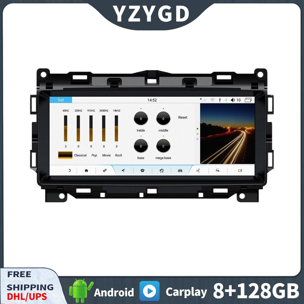 for Jaguar F Pace XE XEL 2016-2019 Car Radio Auto CarPlay Screen GPS Navigation